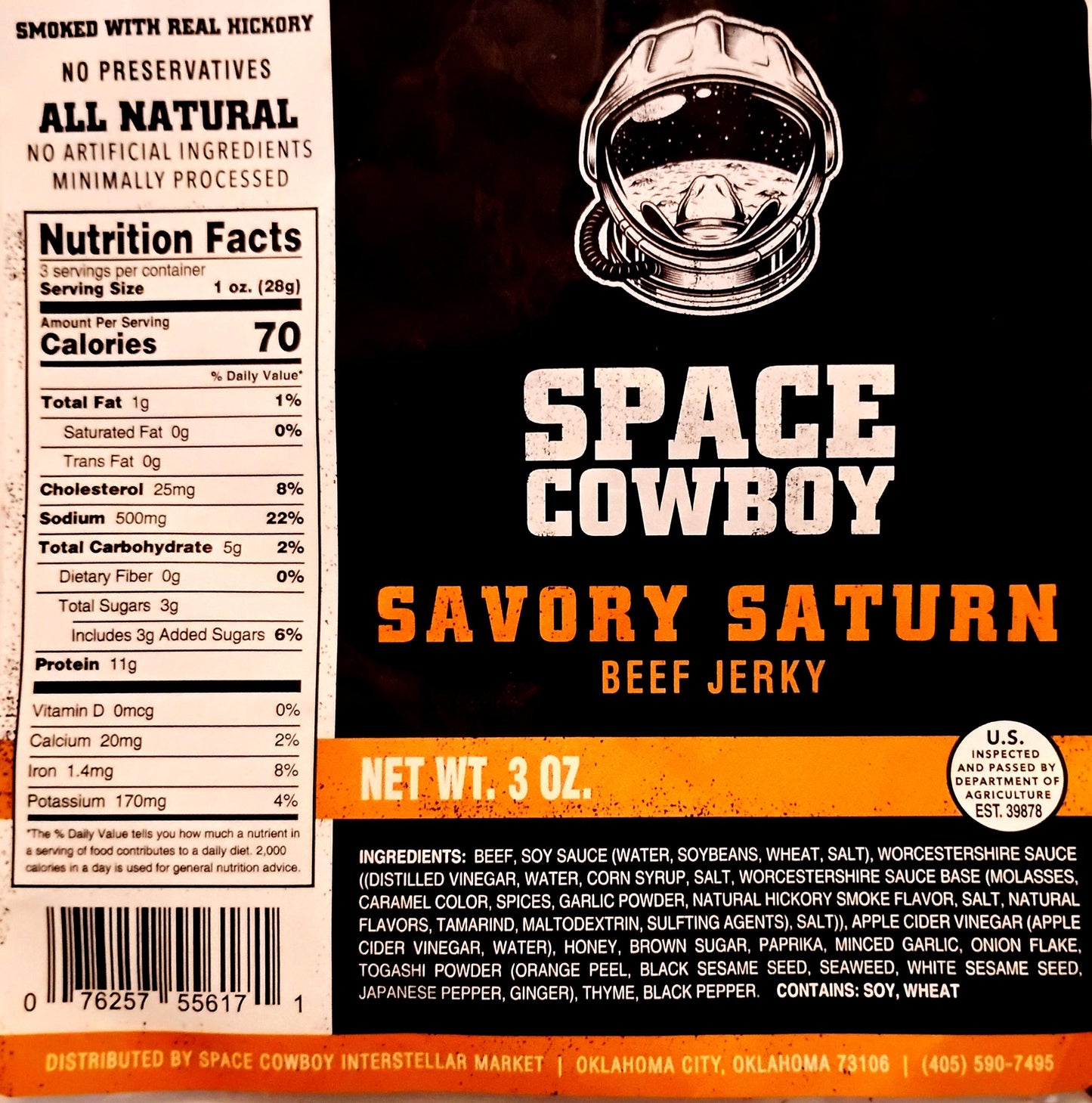 Savory Saturn Beef Jerky